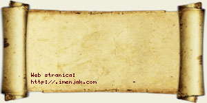 Jasna Sokolović vizit kartica